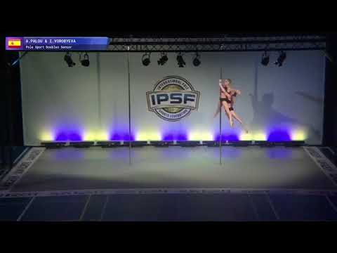 World Pole Sport Doubles Finals A Palou & I Vorobyeva of Spain