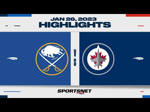 NHL Highlights | Sabres vs. Jets - January 26, 2023