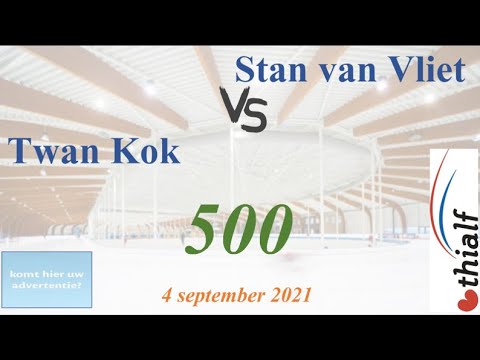 Stan van Vliet vs Twan Kok 500 Thialf 20210904