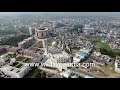 Darul Uloom Deoband Muslim seminary, Uttar Pradesh : rare aerial view of Islamic center of learning