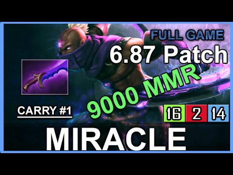 Miracle Anti-Mage 6.87 | Reaching 9000 MMR | Full Game