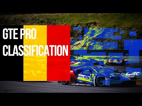 2019 TOTAL 6 Hours of Spa-Francorchamps: LM GTE Pro classification so far