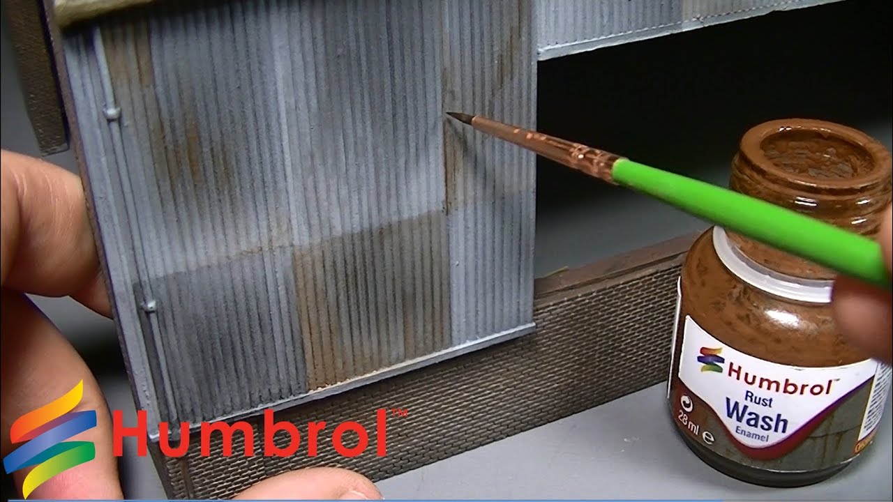 Humbrol barva Enamel AV0204 Wash tmavě šedá 28ml