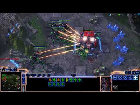 LotV 2017 Balance: Colossus Heavy Midgame vs Master Terran
