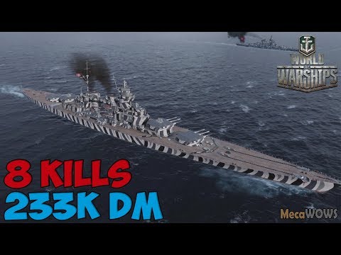 World of WarShips | Großer Kurfürst | 8 KILLS | 233K Damage - Replay Gameplay 4K 60 fps