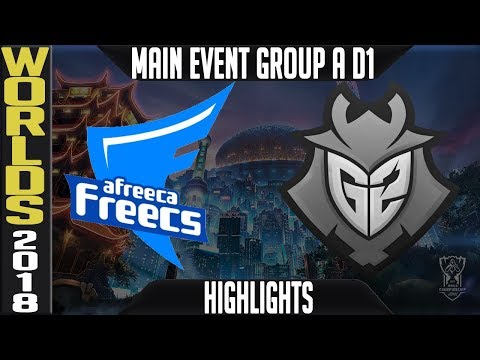 AFS vs G2 Highlights | Worlds 2018 Group A Day 1 | Afreeca Freecs vs G2 Esports