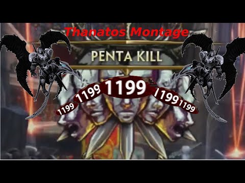 CRITICAL PENTAKILLS - Thanatos SMITE montage