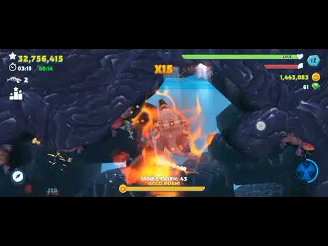 MAGMAJIRA NEW LIVE EVENT(2023).  (EAT AS MANY MINES). HUNGRY SHARK EVOLUTION 🦈