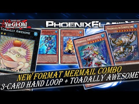 *Yugioh* New Format Mermail Combo: 3-Card Hand Loop + Toadally Awesome Combo (No Norden No Problem)