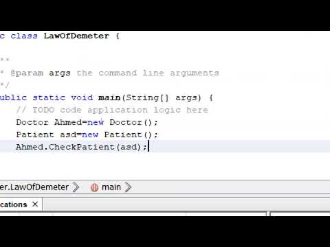 Law of Demeter and Introduction to Sequence Diagram 1/2