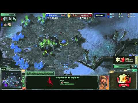LucifroN vs LoLvsxD (Mapa 4) - Semifinales Starcraft II - LVP Final Cup