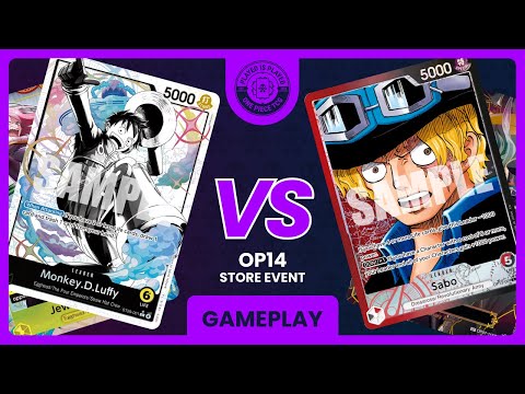 OP14-EB04 OPTCG Battle | EggHead Luffy vs RB Sabo | Round 3 | Table 1 | PlayedisPlayed