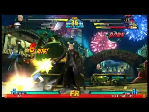 DJ vs Intehweeds - MvC3 Ranbat 1.2 - 3/1/2011