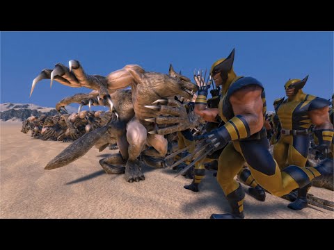 10,000 WEREWOLF VS 1,000 WOLVERINE - UEBS MODS - Ultimate Epic Battle Simulator