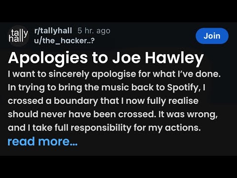 Genuinely Crazy Update To The Joe Hawley Situation