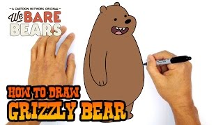 How to Draw Grizzly | We Bare Bears