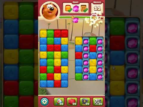 Toon Blast Level 3208 NO BOOSTERS - A S GAMING ✔️