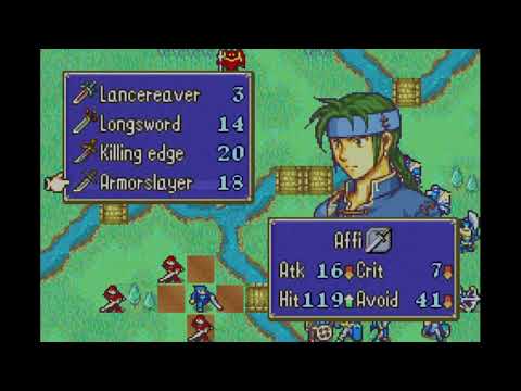 Fire Emblem Blazing Sword GBA 33: Oswin and Raven