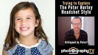 Capturing the Peter Hurley Headshot Style for Fun - Critiqued by Peter Hurley