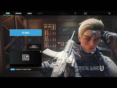 Rainbow Six: Siege - Crystal Guard Menu Screen