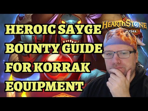 Heroic Sayge Seer of Darkmoon Bounty Guide - Korrak Equipment - Hearthstone Mercenaries