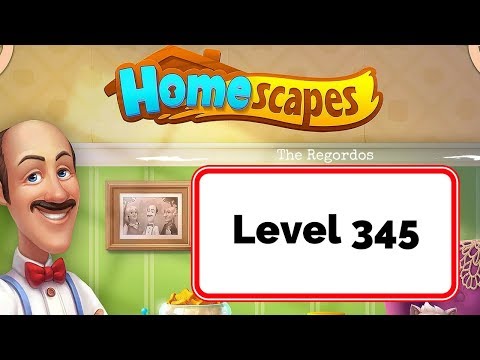 Homescapes Level 345 🏠 No Boosters
