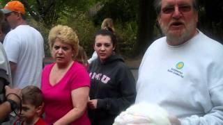 feeding a rabitt to a leopard - national zoo