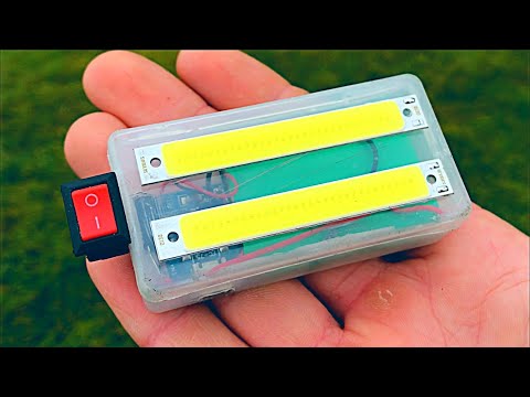 How To Make Rechargeable LED Emergency Light At Home (DIY)