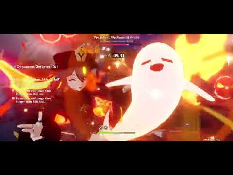 Hu Tao Mono-Pyro Turbo test w/ Xiangling Sucrose Bennett