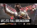Israel Adesanya DEFEATS Robert Whittaker To Retain Middleweight Title | UFC 271 Recap