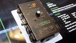 Video thumbnail for Mackie MTest-1 - NAMM 2018 by Sound On Sound magazine