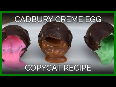 Cadbury Creme Egg Copycat Recipe - Vegan!