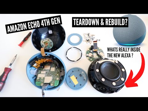 Amazon Echo 4th Generation Teardown & Rebuild | What's Inside Echo Gen 4? |