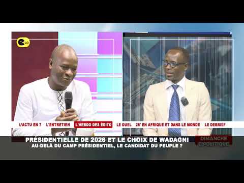 🛑Présidentielle de 2026 et le choix de WADAGNI :Au-delà du camp présidentiel, le candidat du peuple?