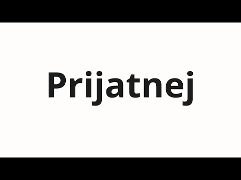 How to pronounce Prijatnej | Приятней (Nicer in Russian)