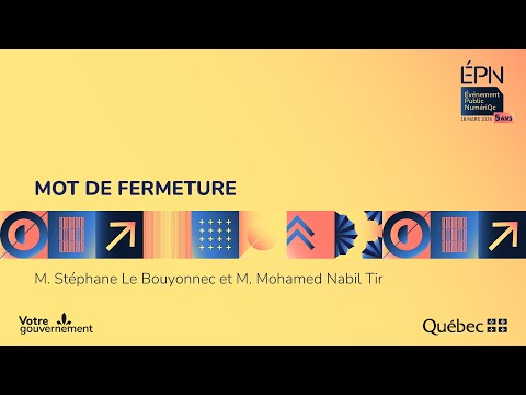 Mots de clôture - Événement public numériQc 2025