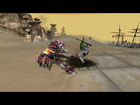 Dawn of War: Soulstorm -  Fatality: Wraithlord defeats Defiler