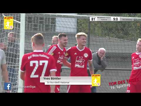 TOR DES TAGES 16. Spieltag LOTTO Hessenliga 2018/2019