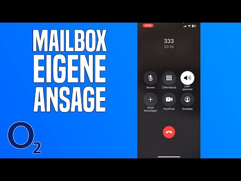 O2 Mailbox besprechen: Eigene Ansage/Begrüßung aufnehmen