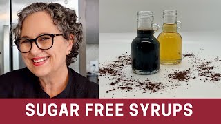 How to Make Sugar Free Vanilla and Mocha Simple Syrups for Coffee (Keto) | The Frugal Chef