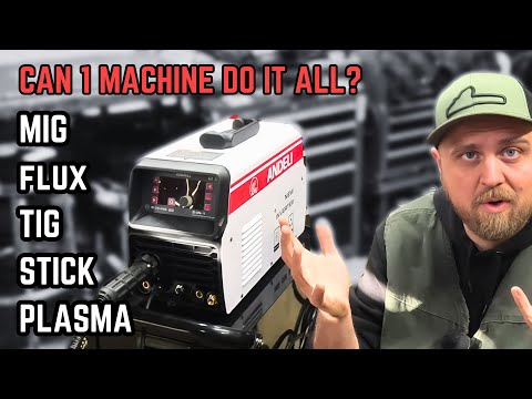 Can 1 Machine Really Do it ALL? MIG/FLUX/TIG/Stick/Plasma Cutter Andeli Multi Process Welder Review