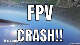 Durafly Tundra Crash While Head Tracking with FPV