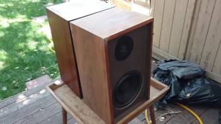 Vintage Speaker Restoration Realistic Nova 6 part 2