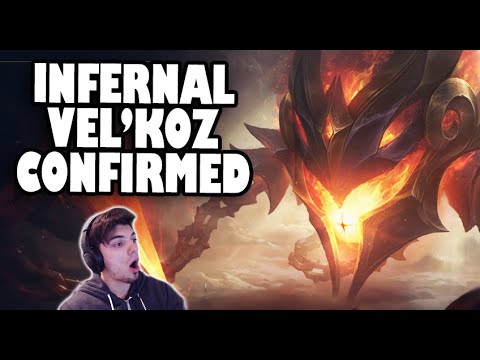 INFERNAL VEL'KOZ REVEAL, ALL CHROMAS AND GAMEPLAY | NEW VEL'KOZ SKIN PBE SHOWCASE