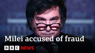 Argentina's President Javier Milei denies crypto fraud allegations | BBC News