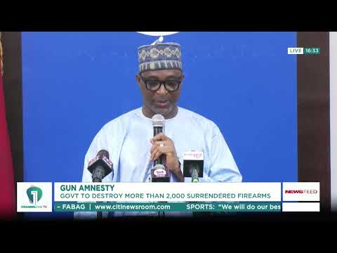 Ghana's Interior Minister Announces Destruction of Over 2,000 Seized Firearms | Ghana News