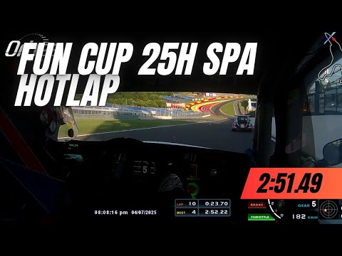 Onboard | Andreas Gurdjian | 2:51.49 | 25H Spa Fun Cup | #11 Orhes Etam Eleven Cars