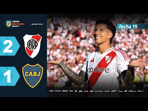 RIVER 2 - 1 BOCA I Resumen del partido | #TorneoBetano Apertura 2025