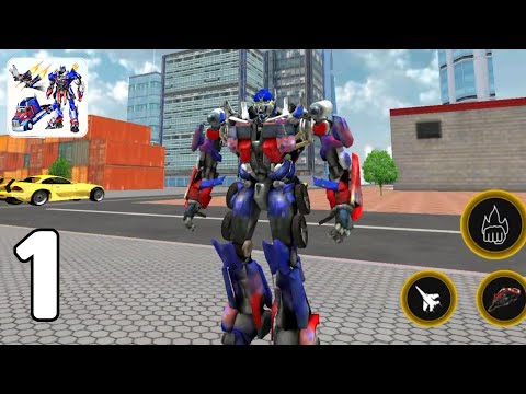 Multi Robot Transform: Truck Robot War - Level 1-6 Part 1 (Android GamePlay Walkthrough)