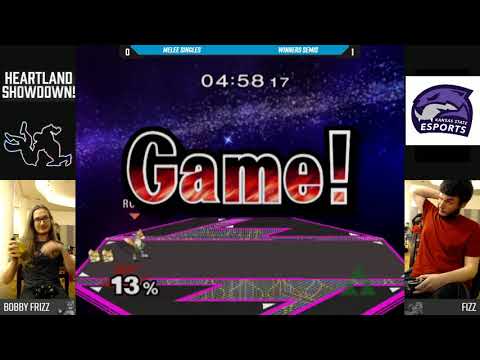 Heartland Showdown 2019 SSBM - Bobby Frizz (Fox) Vs. Fizz (Sheik) Winners Semis